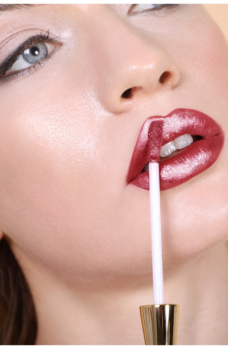 MIRENESSE Lip Lift Metallic Matte 12Hr Liquid Lipstick - Divine, Alternate, color, 