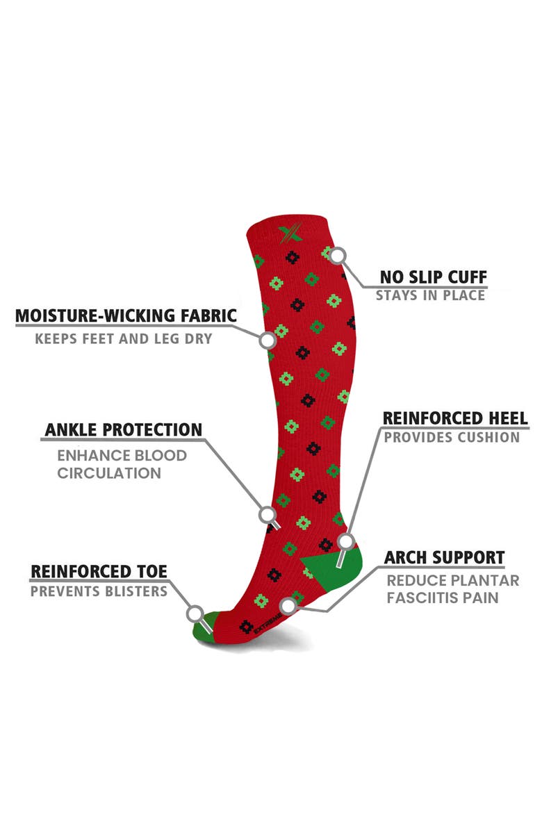 EXTREME FIT 3-Pack Ankle Length Compression Socks, Alternate, color, Mix