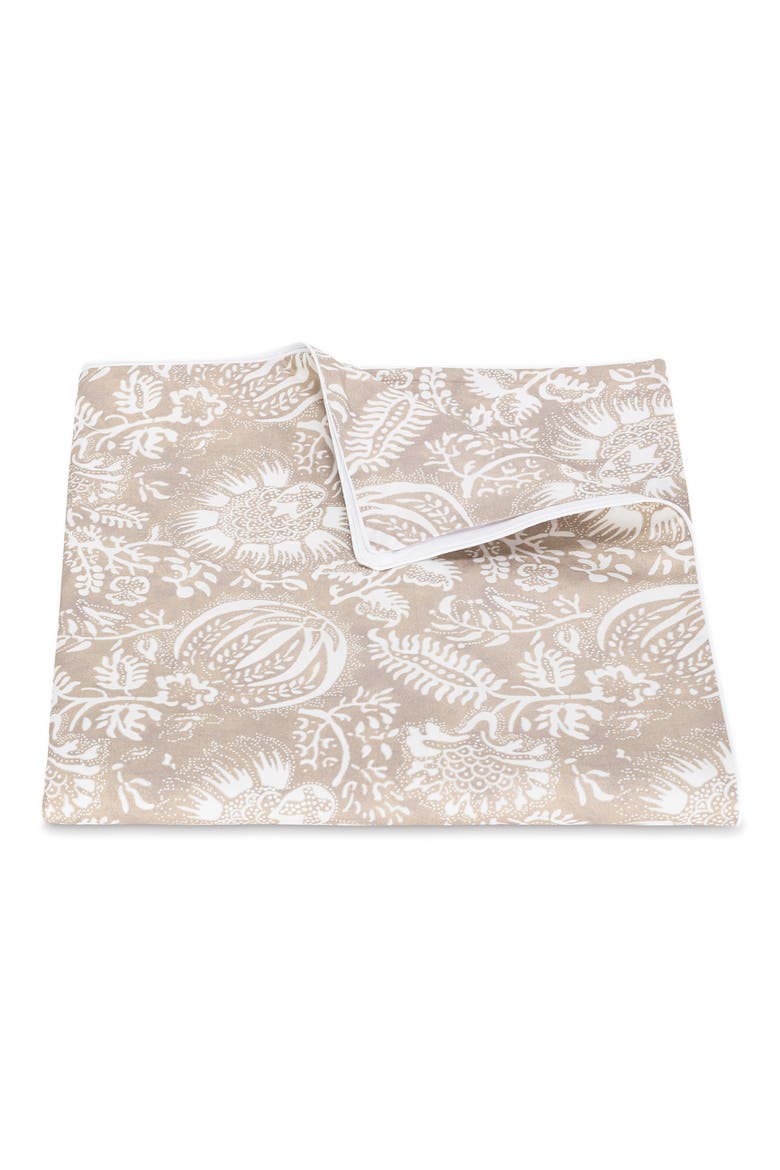 Granada Cotton Percale Duvet Cover, Main, color, DUNE