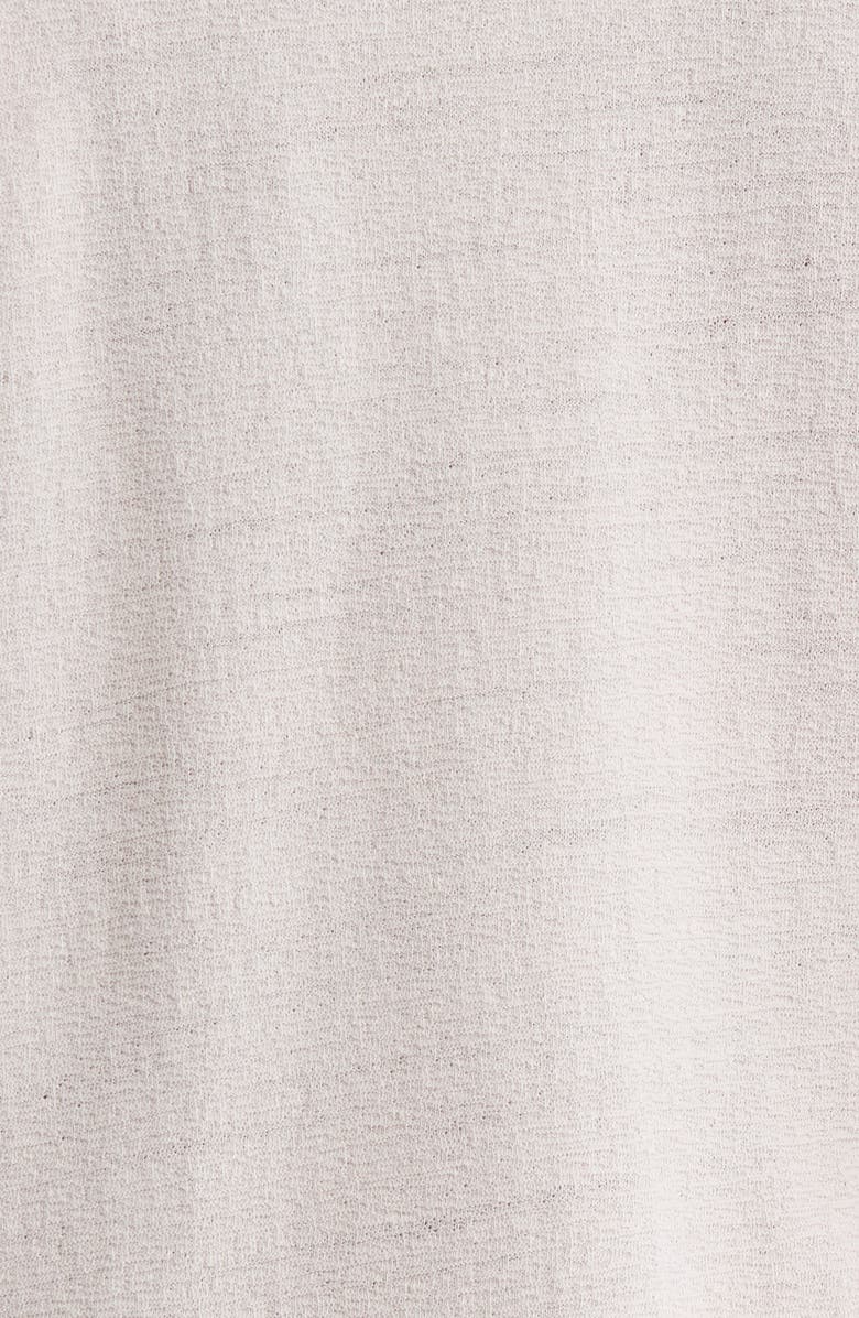 Eileen Fisher V-Neck Organic Cotton Top, Alternate, color, Chalk