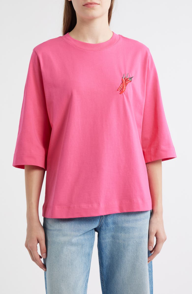 FARM Rio Spicy Pepper Cotton Graphic T-Shirt, Main, color, 