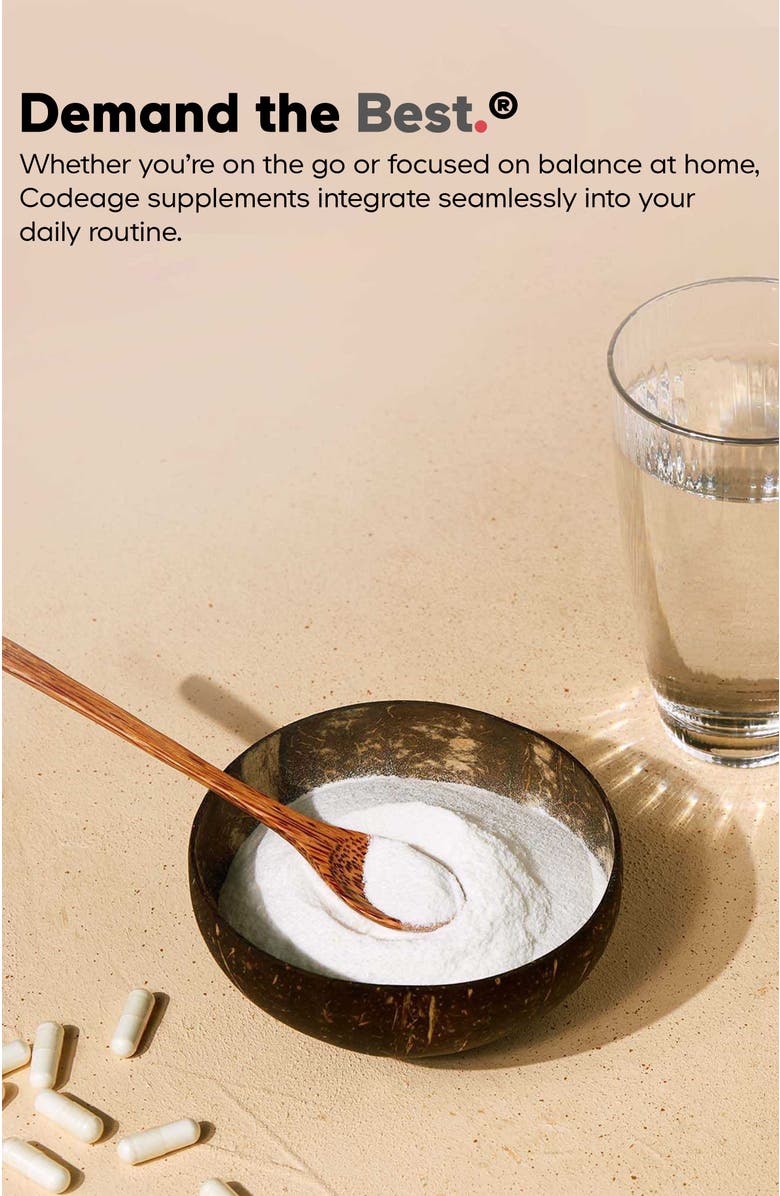 Codeage Liposomal Magnesium Taurate+ Mineral Supplement, Alternate, color, White