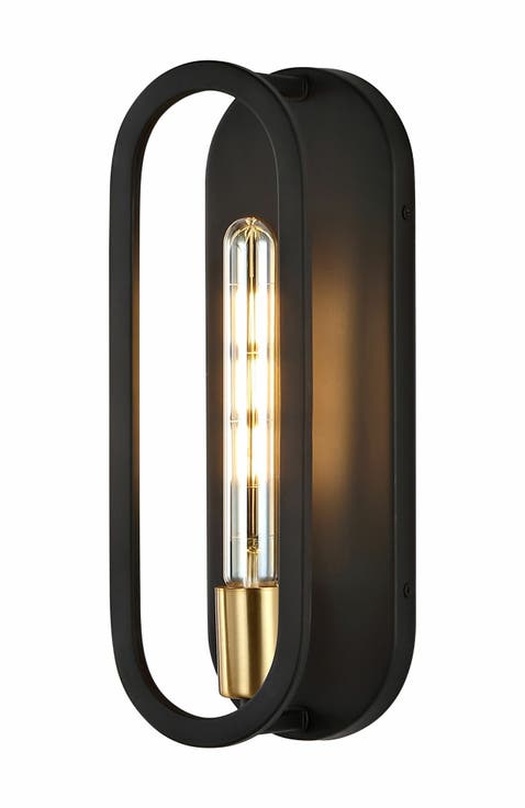 Emilia 1-Light Modern Bohemian Iron LED Sconce