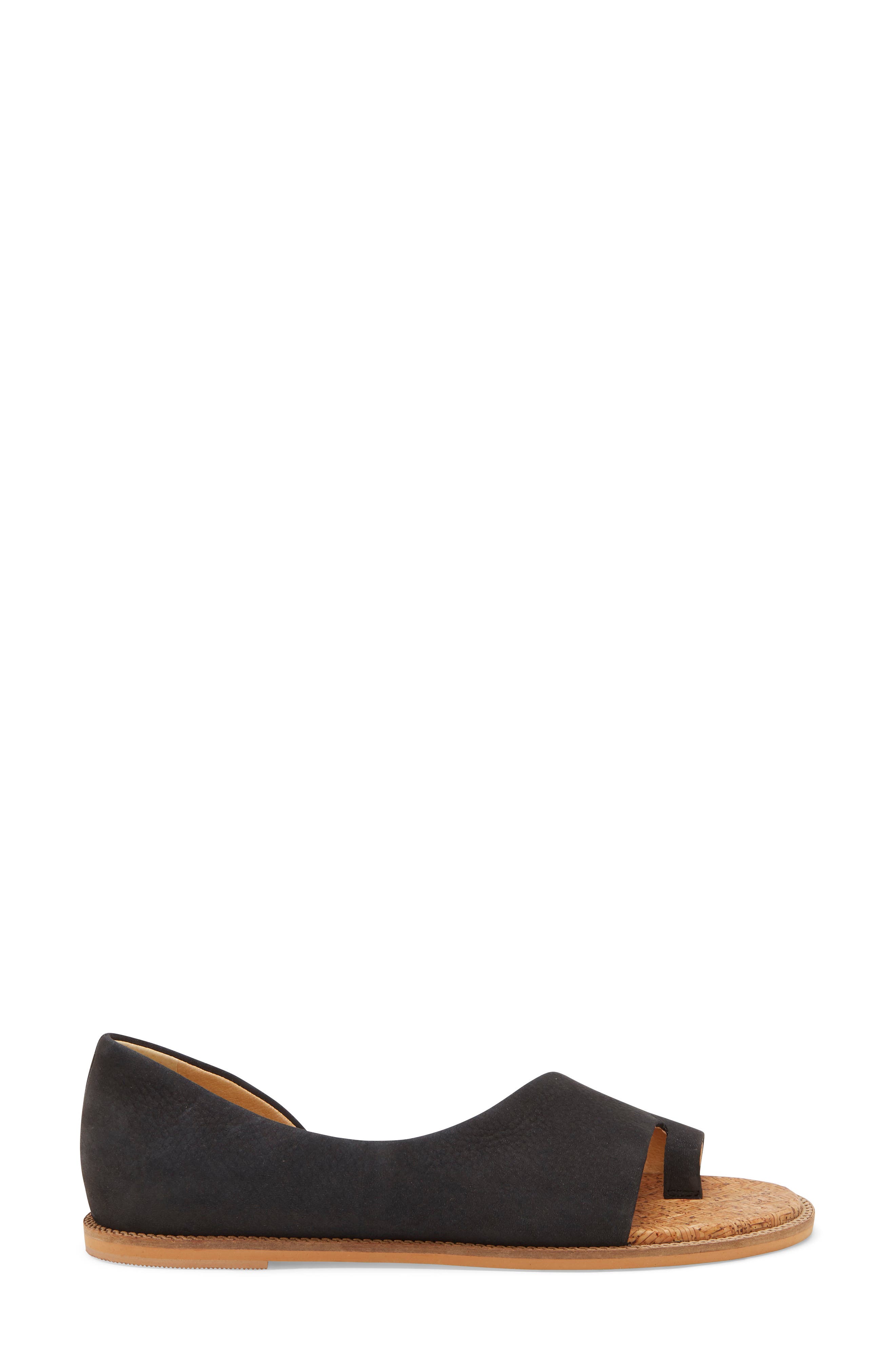 Falinda Sandal, Alternate, color, BLACK LEATHER