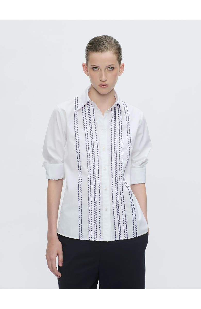 Callas Milano ARLETTY Embroidered shirt, Alternate, color, 