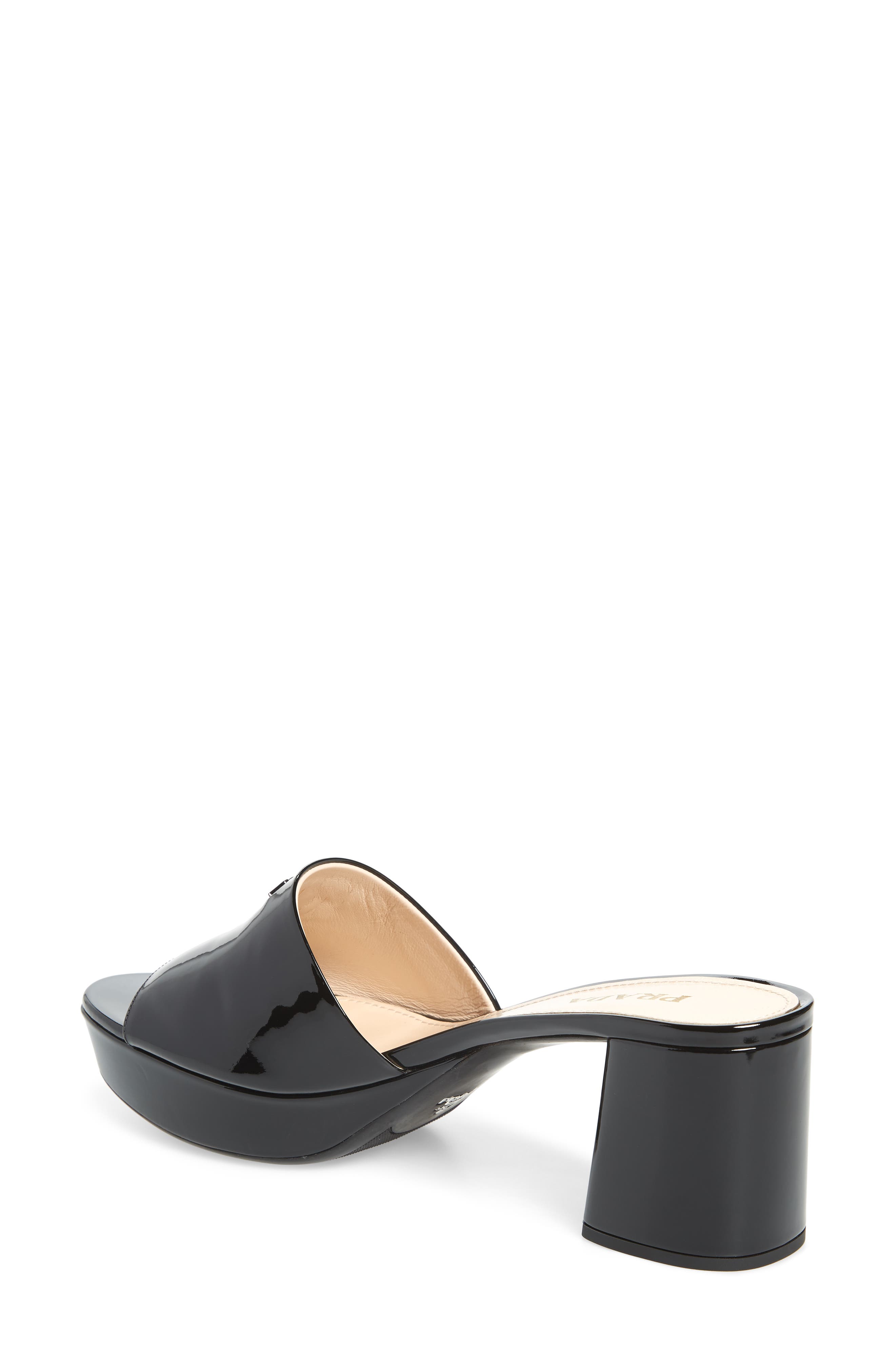 Prada Platform Slide Sandal, Alternate, color, 