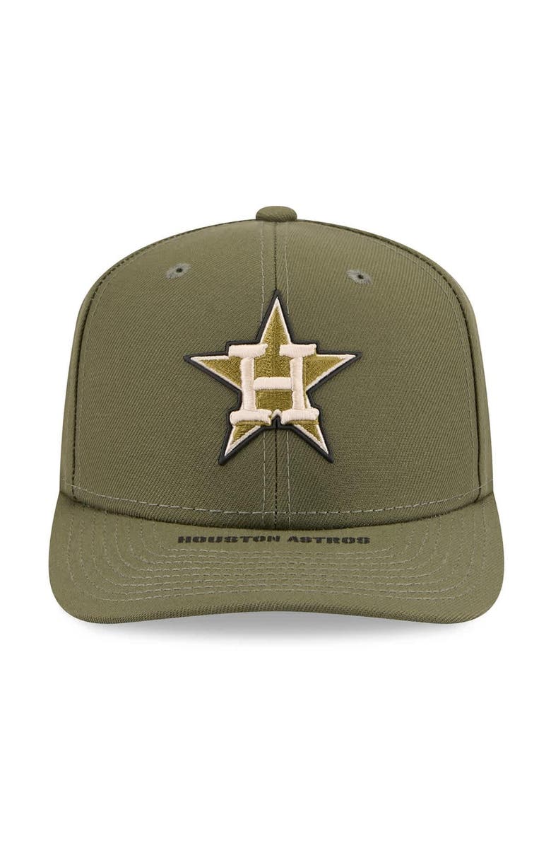 New Era Men's New Era  Olive Houston Astros 2026 Armed Forces Day 9SEVENTY Adjustable Hat, Alternate, color, 