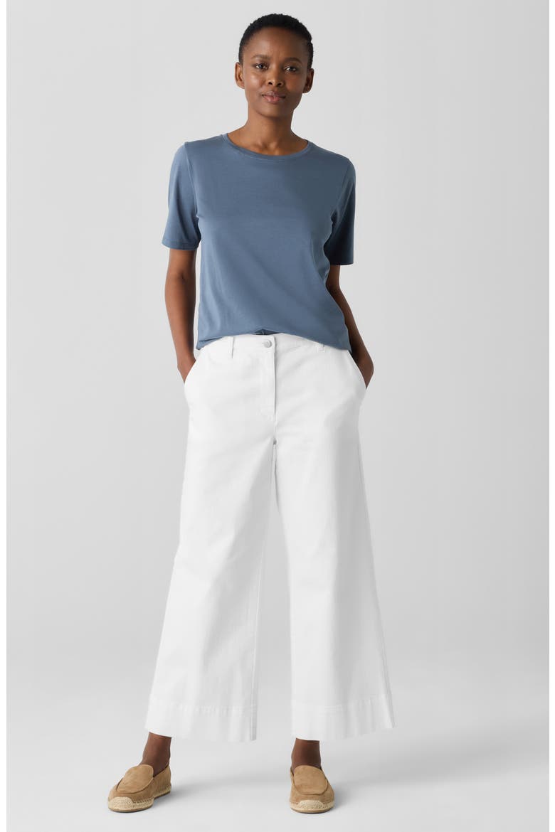 Ankle Wide Leg Jeans, Alternate, color, WHITE