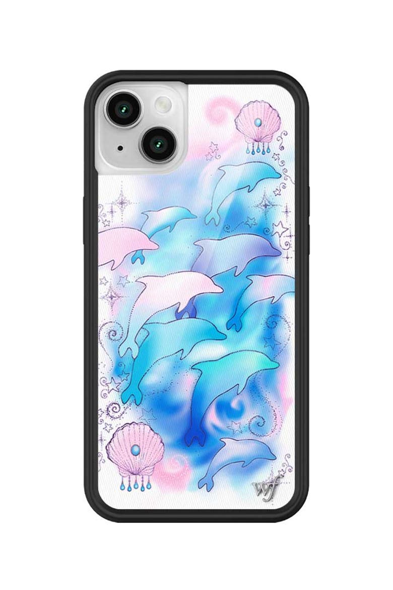 Dolphin Dreams iPhone Case, Alternate, color, White