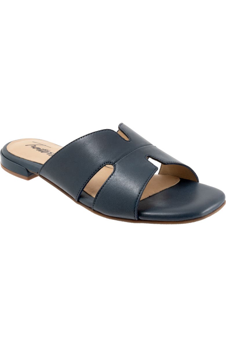 Trotters Nell Slide Sandal, Main, color, Navy