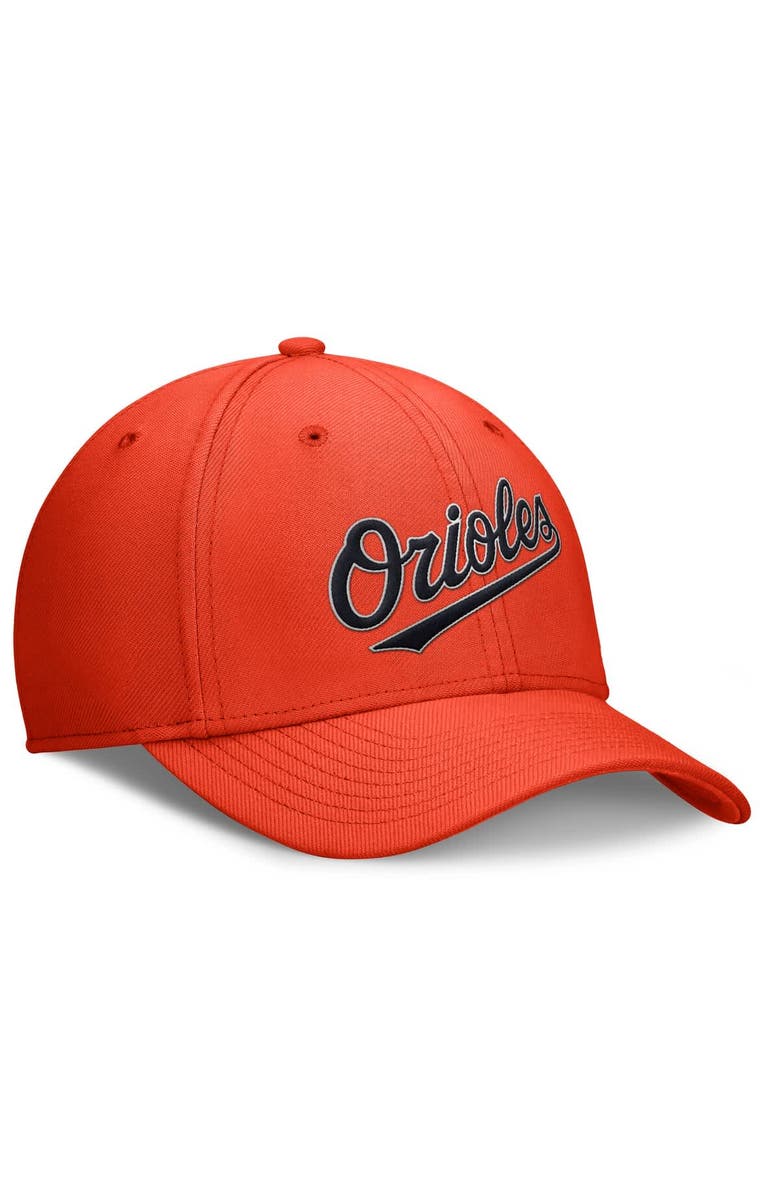 Nike Men's Nike Orange Baltimore Orioles Rise Performance Flex Hat, Alternate, color, 