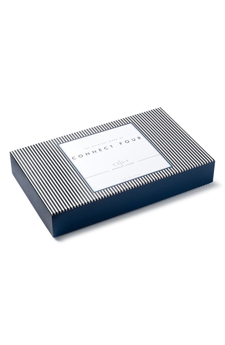 Domani Home Connect 4 Game, Alternate, color, Clear