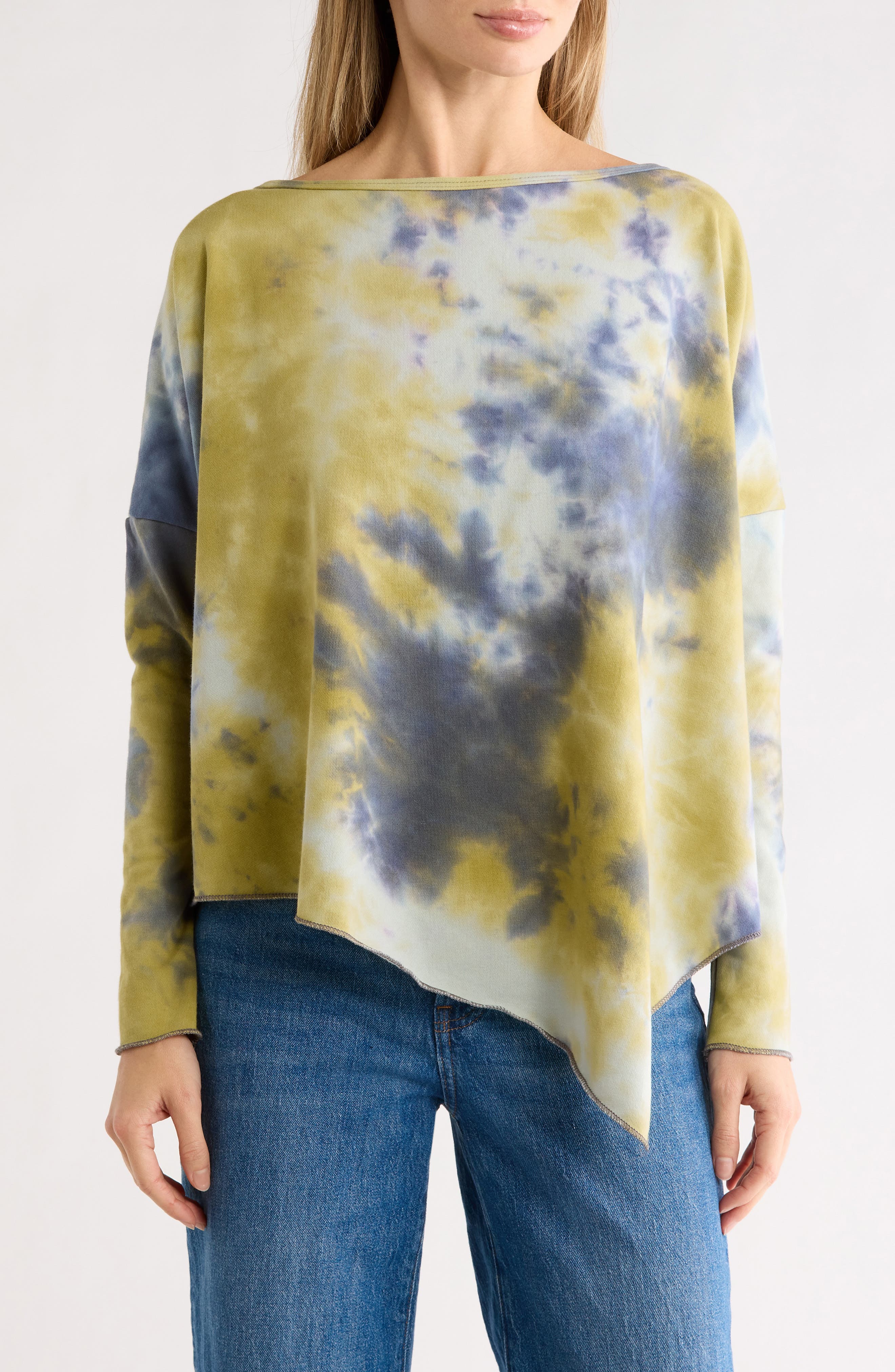 Asymmetrical High-Low Sweater - image 3