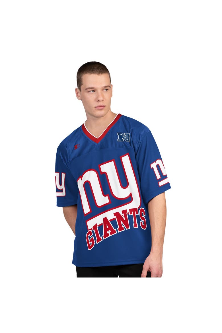 Men's Starter  Royal/White New York Giants Short Sleeve & Long Sleeve T-Shirt Combo Pack, Alternate, color, Royal