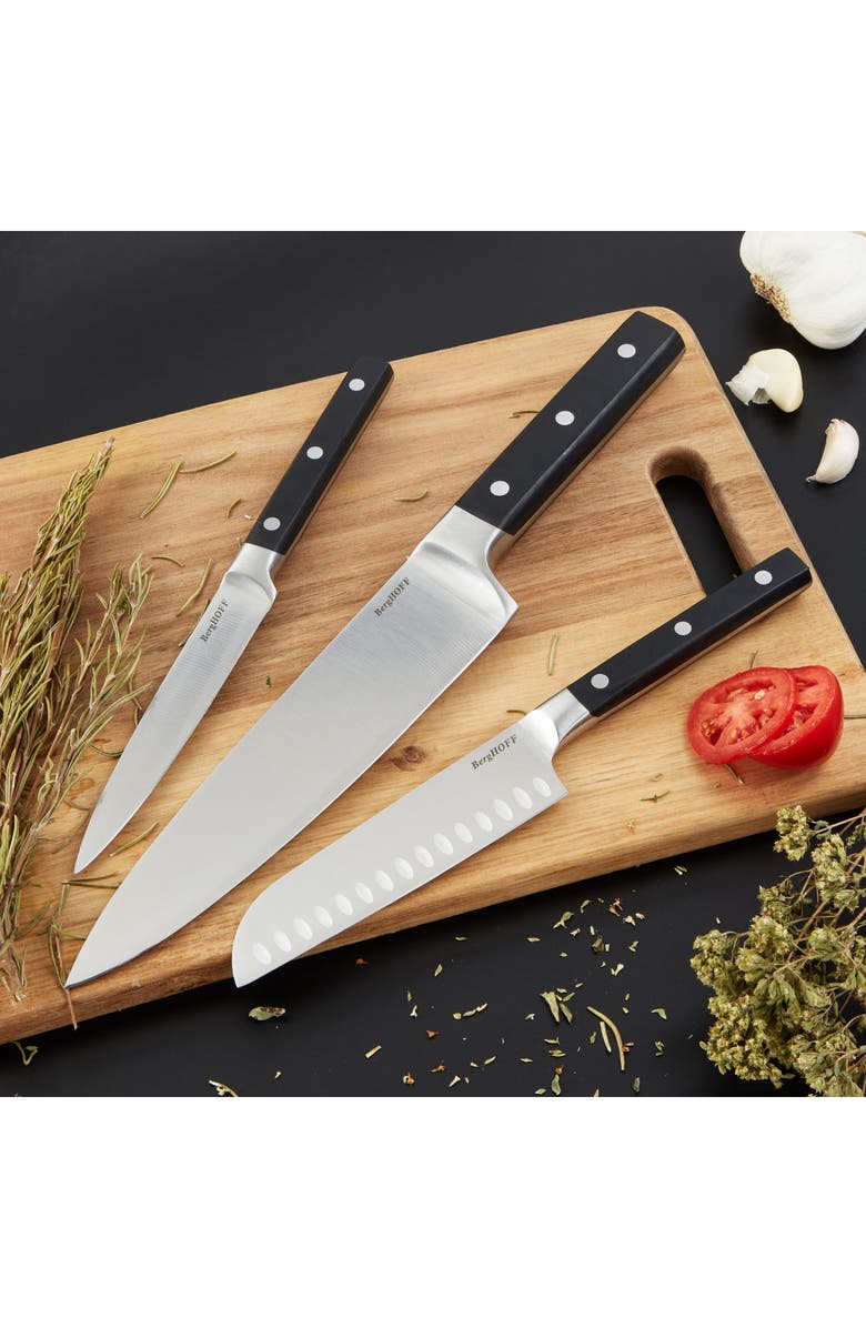 BergHOFF DiNA Gene 8-Inch Chef's Knife, Alternate, color, Black