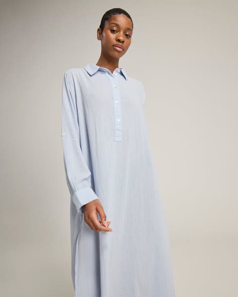 The Long Sleeve Maxi Shirt