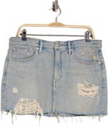 Good American The Khlo Denim Miniskirt