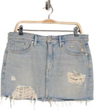 Good American The Khlo Denim Miniskirt