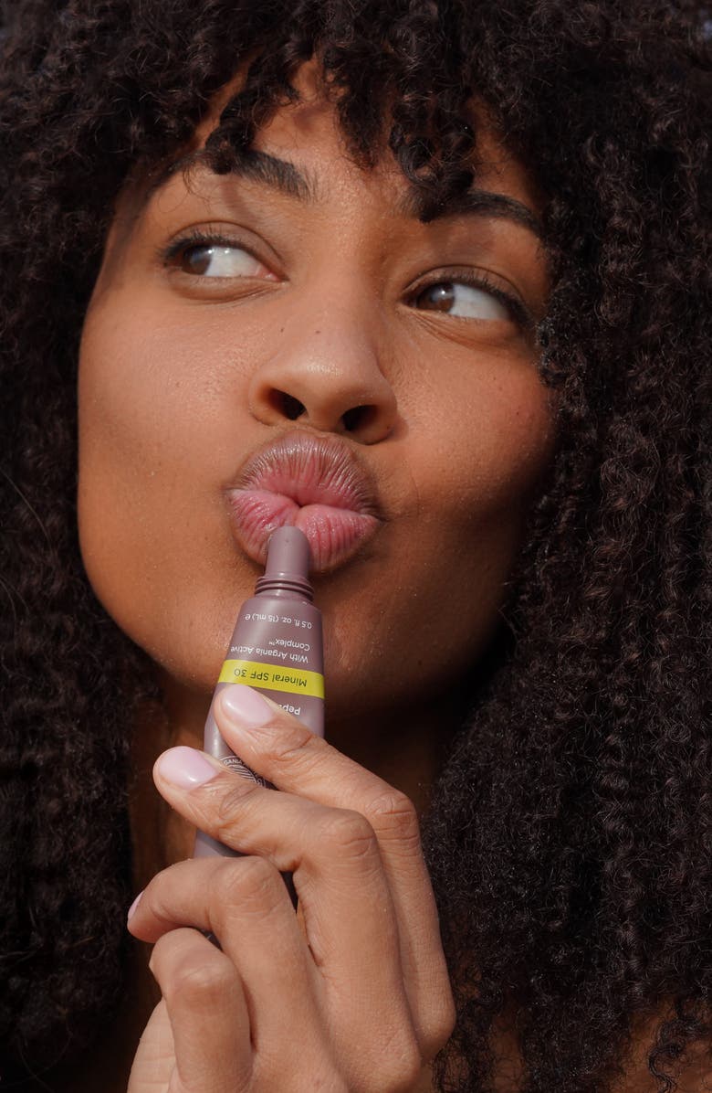 FRÉ Skincare PLUMP ME Peptide Lip Tint Mineral SPF 30, Alternate, color, Cassis (Deep Purple)