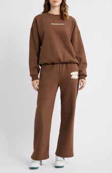 Logo Wide Leg Sweatpants