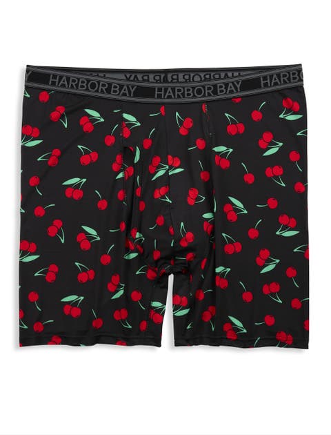 Big & Tall Cherry Love Tech 5 Inch Boxer Briefs
