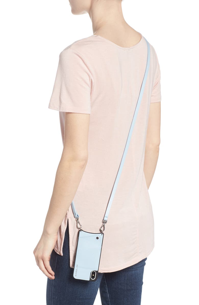 Bandolier Emma iPhone X/Xs Crossbody Case, Alternate, color, 