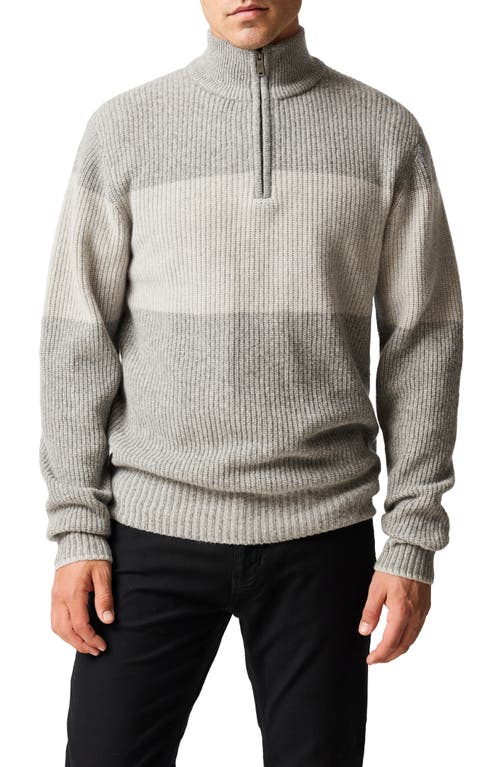 Rodd & Gunn Hudson Half-zip Sweater In Gray