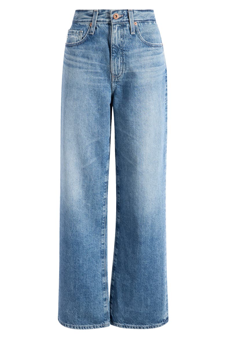 Kora High Waist Wide Leg Jeans, Alternate, color, CASTLEBAY