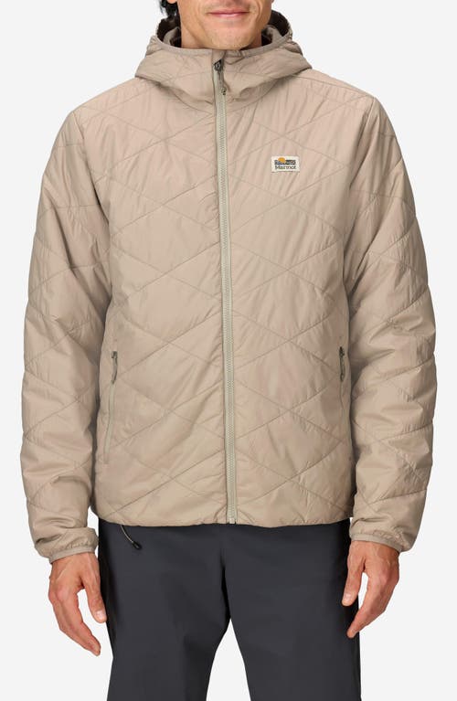 Marmot Onward Water Repellent Insulated Hooded Jacket In Brown