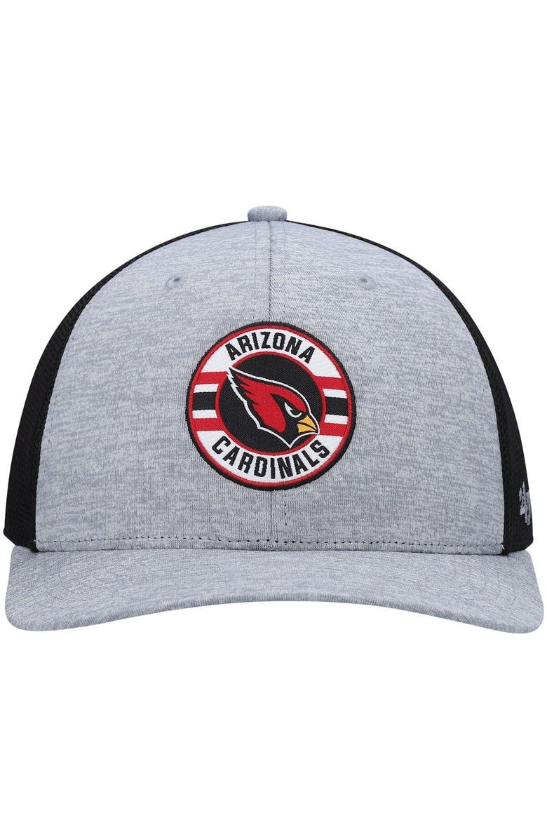 '47 Men's '47 Heathered Gray/Black Arizona Cardinals Motivator Flex Hat, Alternate, color,