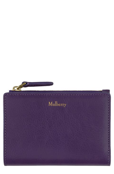 Continental Bifold Leather Zip Wallet