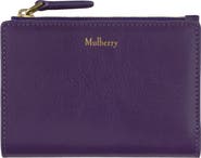 Mulberry Continental Bifold Leather Zip Wallet