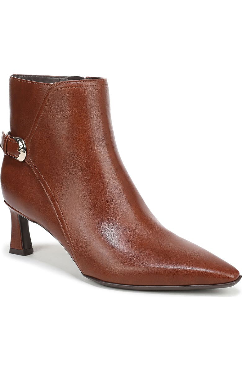 Naturalizer Tucker Bootie, Main, color, Mid Saddle Faux Leather