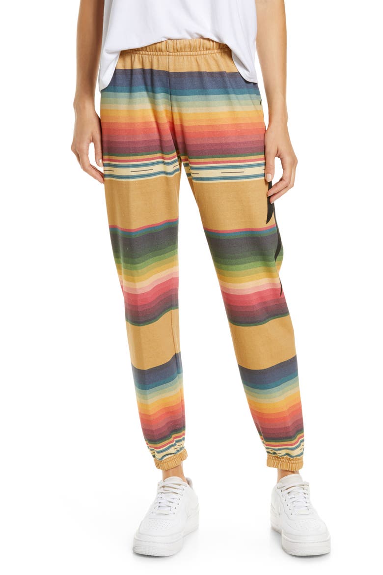 Women's Serape Bolt Stitch Joggers, Main, color, LIGHT KHAKI