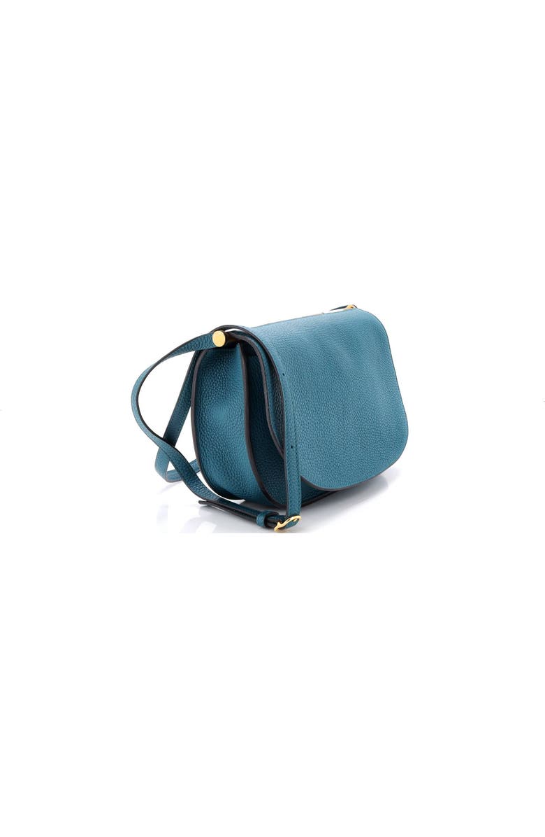 Pre-Owned Hermes Saut Bag Clemence 25, Alternate, color, Vert Bosphore