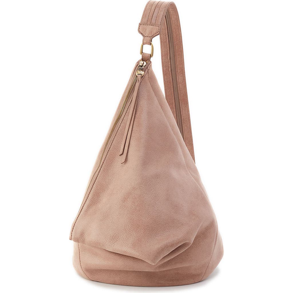 Hobo Sway Convertible Leather Sling Bag In Hazel