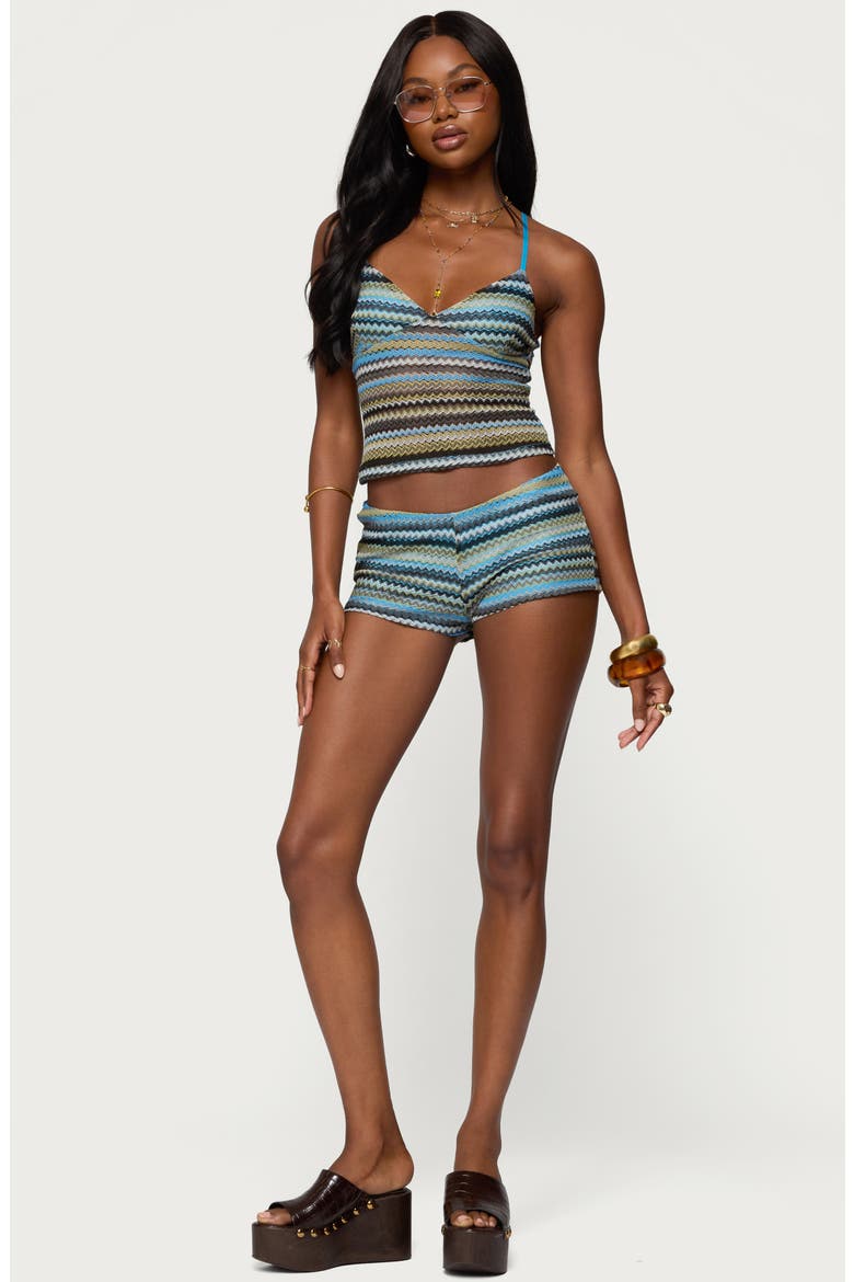 Zigzag Stripe Camisole, Alternate, color, BLUE