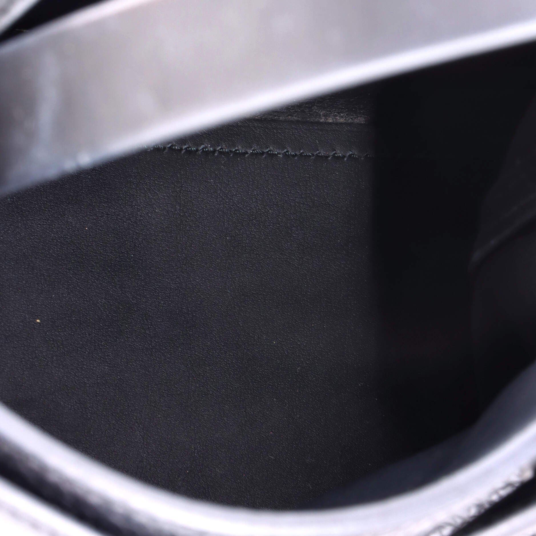 Pre-Owned Hermes Medor Handbag Togo, Alternate, color, Noir