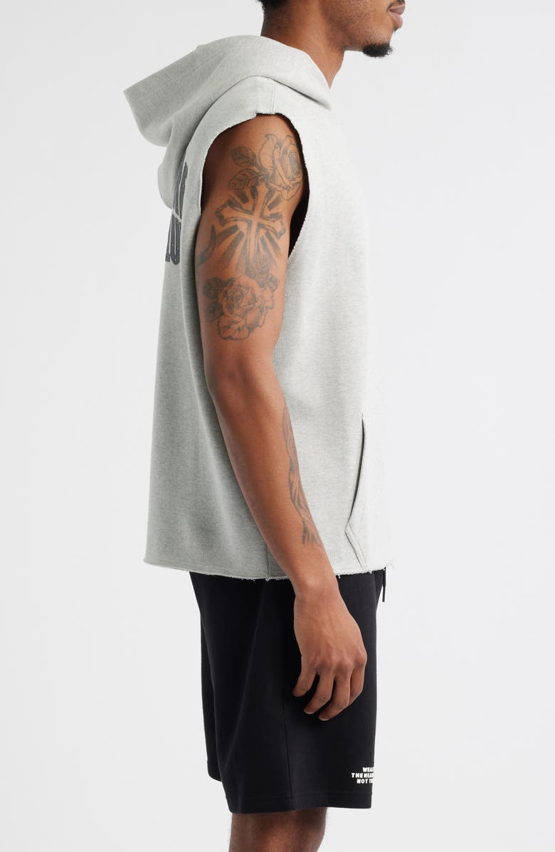 Billionaire Boys Club BB Space Sleeveless Pullover Hoodie, Alternate, color, H. Grey