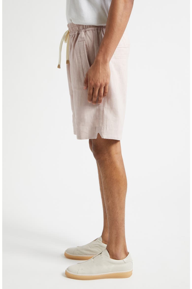Linen Shorts, Alternate, color, 26 DUSTY PINK