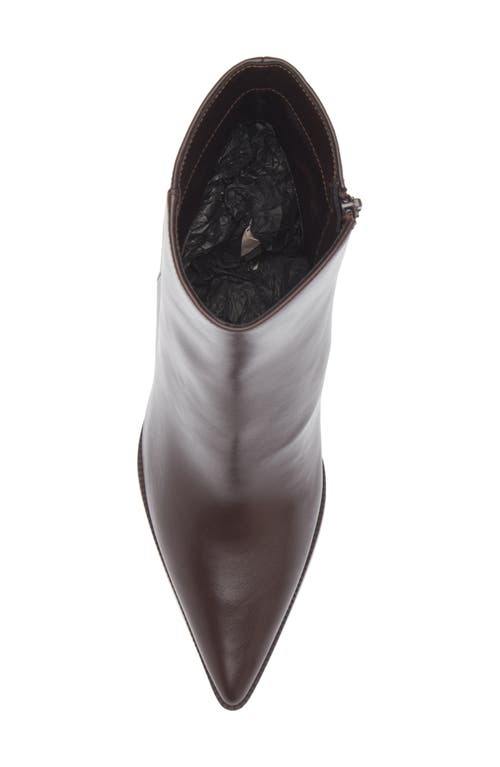 Mango Nino Block Heel Bootie In Brown