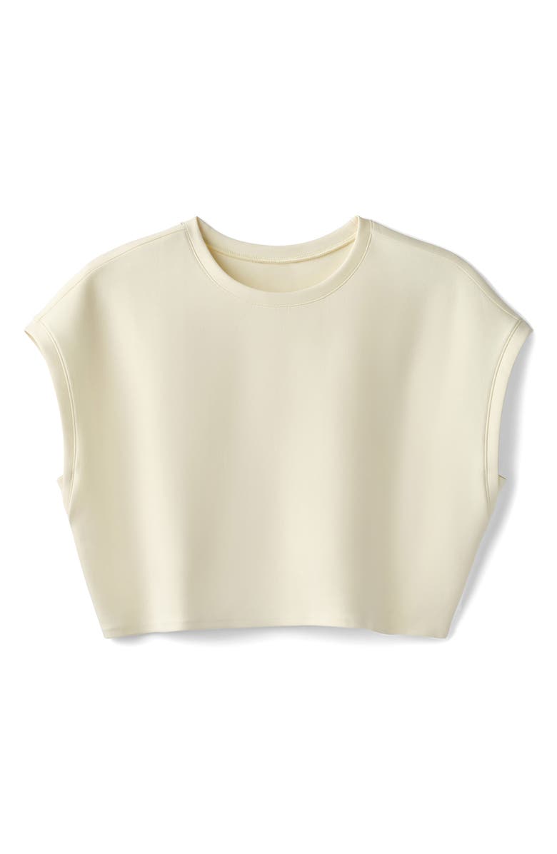 Rhone DreamGlow Oversize Crop T-Shirt, Alternate, color, Lemon Mist
