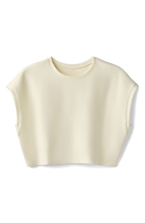 Shop Rhone Dreamglow Oversize Crop T-shirt In Lemon Mist