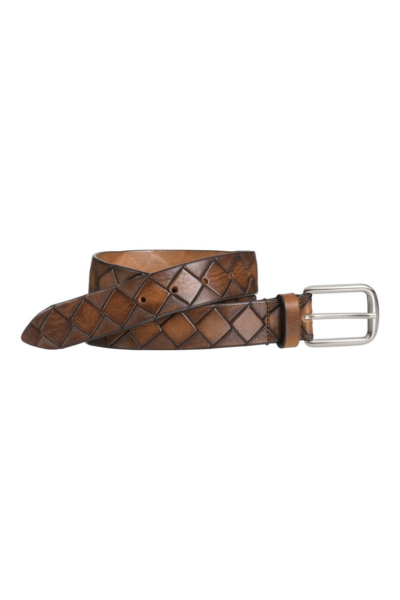 Basket Weave Belt, Main, color, TAN