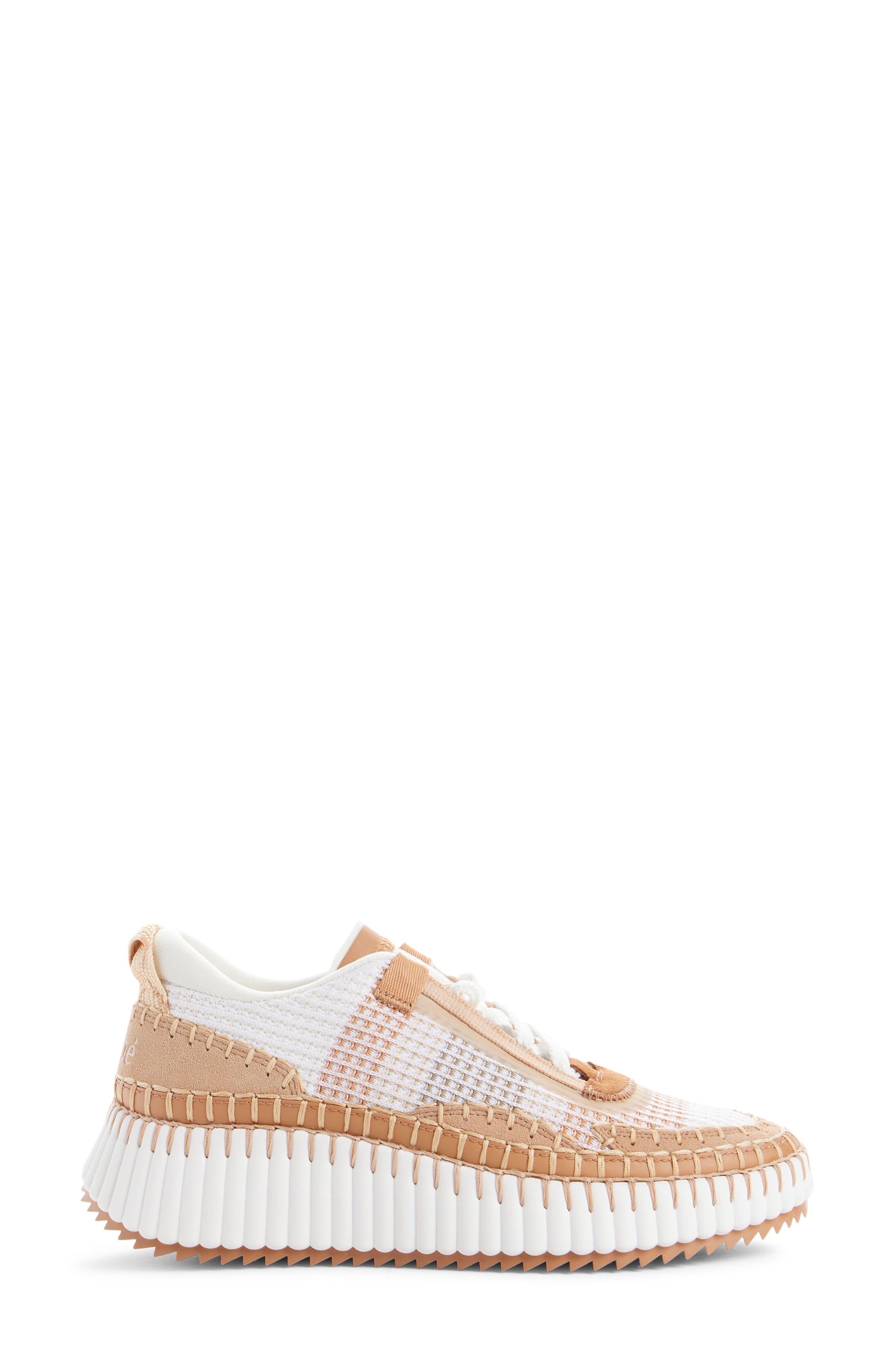 Nama Platform Sneaker, Alternate, color, BROWN/ LIGHT BEIGE