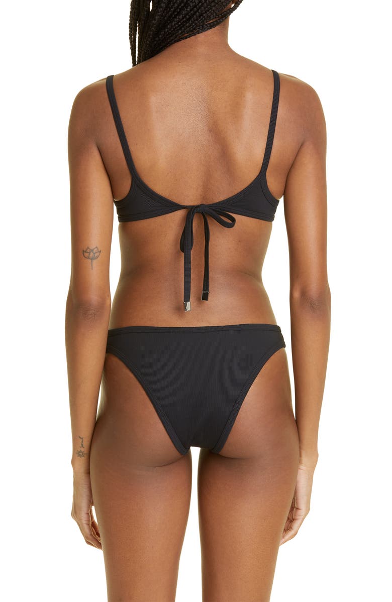 The Attico Rib Two-Piece Swimsuit, Alternate, color,