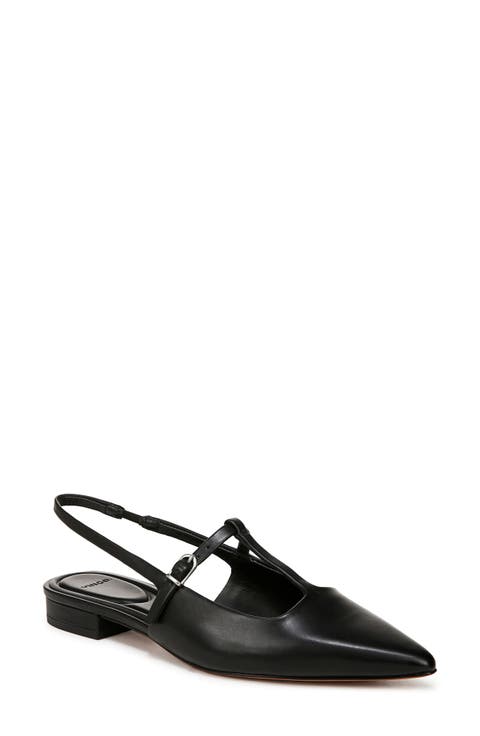 Iliana Slingback Pointed Toe Flat (Women)