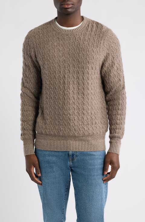 Malibu Shores Cable Knit Wool & Cashmere Sweater