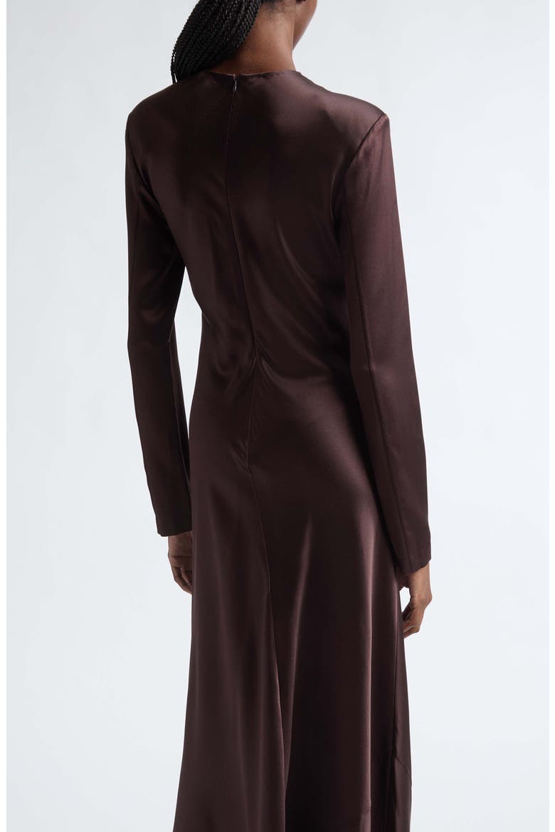 Mercedes Silk Maxi Dress, Alternate, color, GANACHE