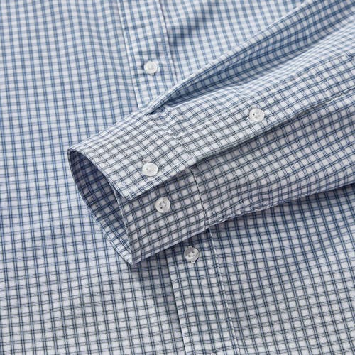 Regent Row Big And Tall Stanton Shirt Long Sleeve Button Down In Green-plaid